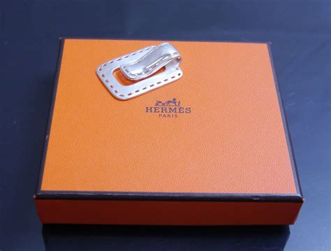 hermes money clip vintage|authentic hermes money clips.